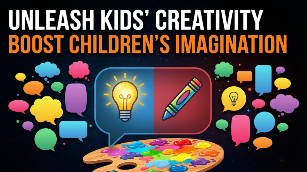 How to encourage creativity and imagination in kids - SON OF LORD